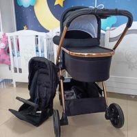 Комбинирана бебешка количка Cangaroo Hydra, снимка 1 - Детски колички - 45916512
