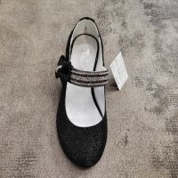 Детски елегантни обувки с токче в черен цвят /Б266, снимка 2 - Детски обувки - 45450403
