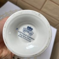 Красива ваза от фин костен порцелан от Англия, снимка 4 - Антикварни и старинни предмети - 45373148