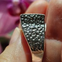 масивен сребърен пръстен с Пурпурен Аметист, снимка 6 - Пръстени - 45113017