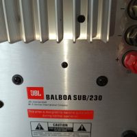 активен субуфер "JBL BALBOA SUB/230", снимка 8 - Тонколони - 45324404