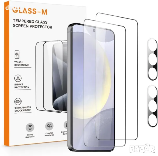 GLASS-M (2+2) протектор за екран+протектор за камера за Samsung Galaxy S24+/S24 Plus, снимка 1