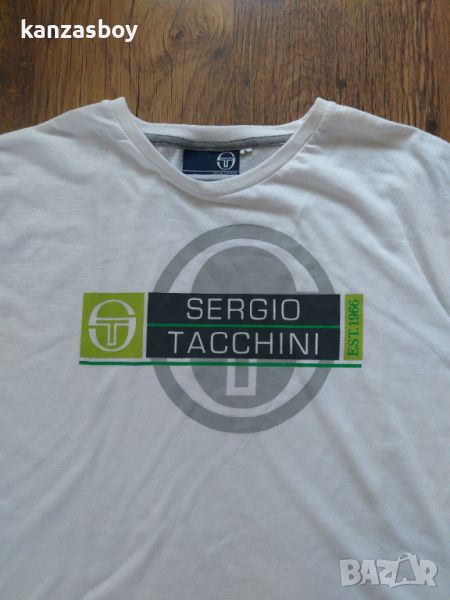 sergio tacchini - страхотна мъжка тениска Л, снимка 1