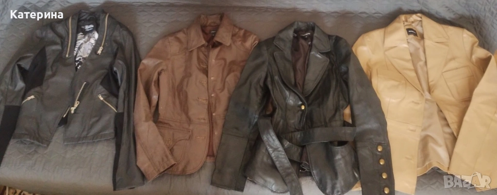 Кожени якета, рокля и клин от естествена кожа, снимка 1