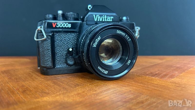 Фотоапарат Vivitar v3000s + обектив Vivitar 50mm 1:1,7, снимка 1