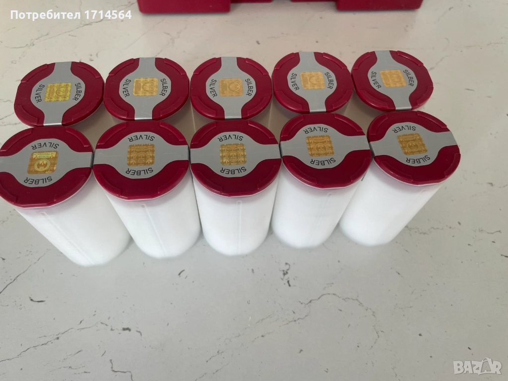 Сребърни монети 1 унция, снимка 1