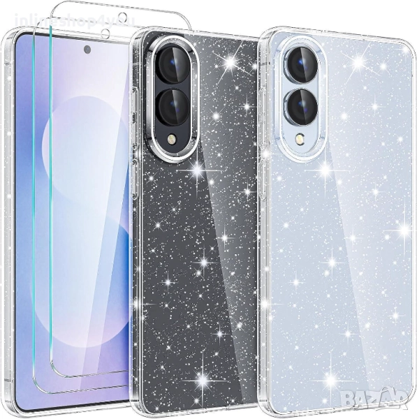 Блестящ Кейс Glitter Case за Samsung Galaxy S25 Edge, снимка 1