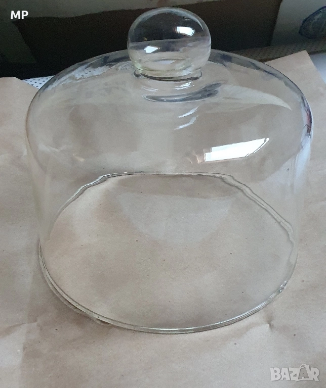 Стъклен капак за сладкиши и бонбони, снимка 1