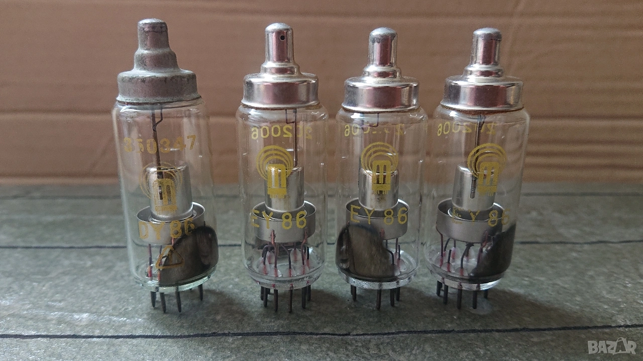 Нови радиолампи RFT DY86, EY86. , снимка 1
