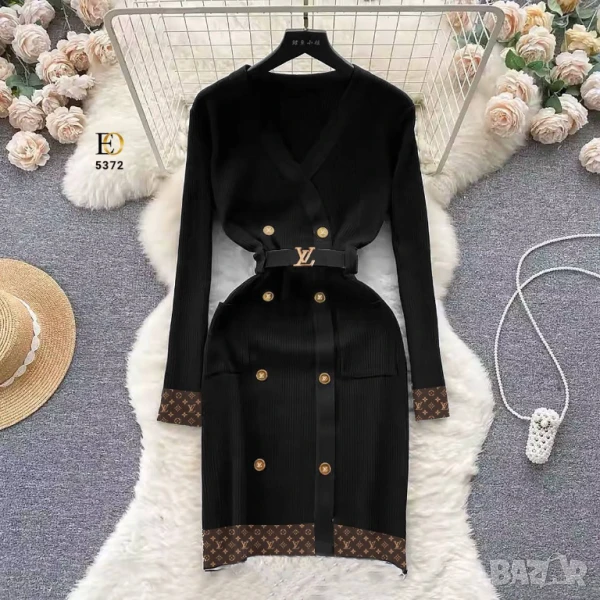 рокли louis vuitton chanel, снимка 1