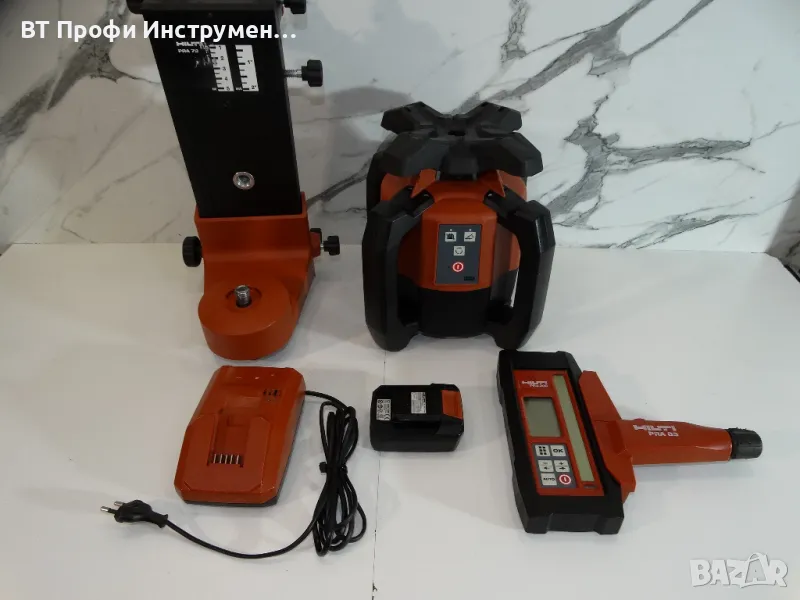 Hilti PR 3 HVSG + PRA 72 - Ротационен лазер със зелен лъч + Стойка, снимка 1