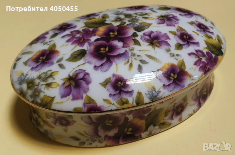 Порцеланова кутийка за бижута или ценности , снимка 1