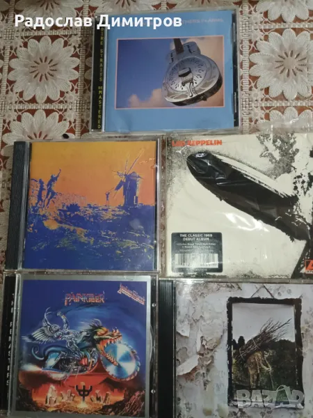 Dire straits Led Zeppelin Pink Floyd Judas priest , снимка 1