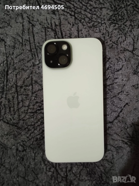 📱 iPhone 15 – Отлично състояние, без драскотини, пълен комплект | 1300 лв, снимка 1