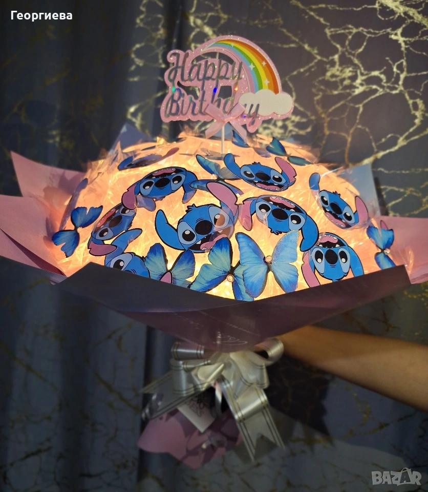 🎀Светещи ръчно изработени букети ✨️🦋, снимка 1