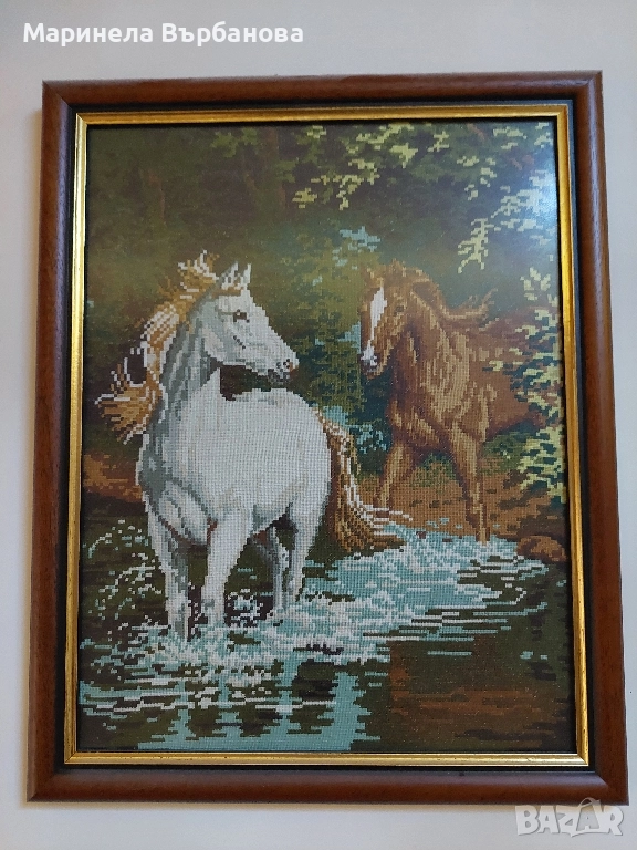 гоблен Коне в галоп, снимка 1