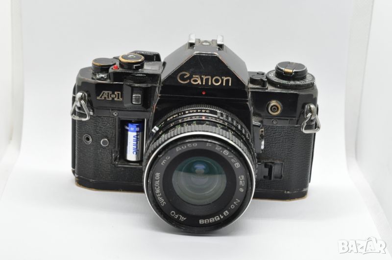 Фотоапарат Canon A-1 с обектив, снимка 1