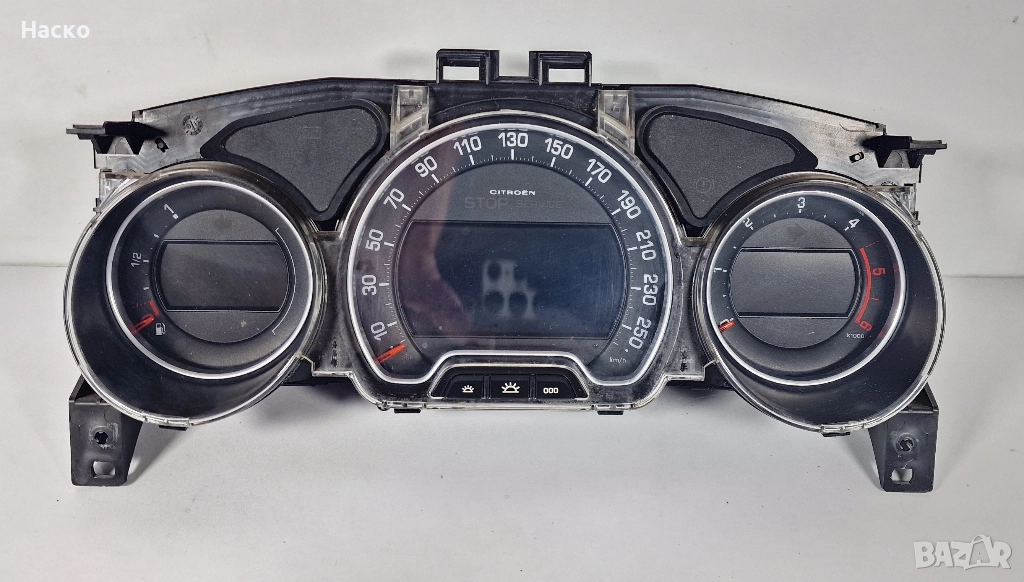 Километраж Табло Уреди Ситроен Ц5 Х7 III 1.6 ХДИ Citroen C5 X7 III 1.6 HDI 2008-2017 9666326480, снимка 1