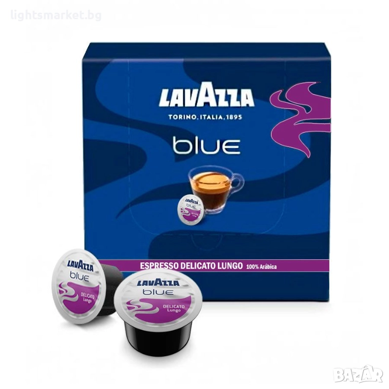 Lavazza Blue Espresso Delicato Lungo 100бр. кафе капсули, снимка 1