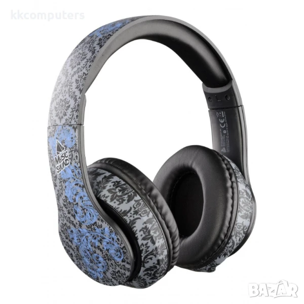 Cellular line Music Sound BAROQUE BLUE Bluetooth Слушалки, снимка 1