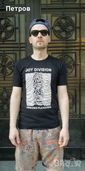 Подарък за фена на Джой Дивижън: Тишърт Joy Division- UNKNOWN PLEASURES, снимка 1