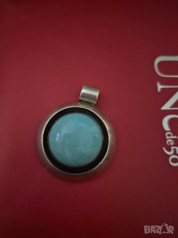 сребро и ларимар, снимка 1