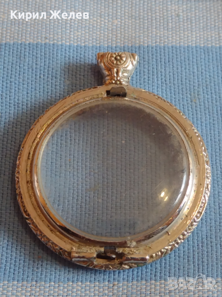 Каса с стъкло за джобен часовник стар за КОЛЕКЦИЯ ЧАСТИ 43553 , снимка 1