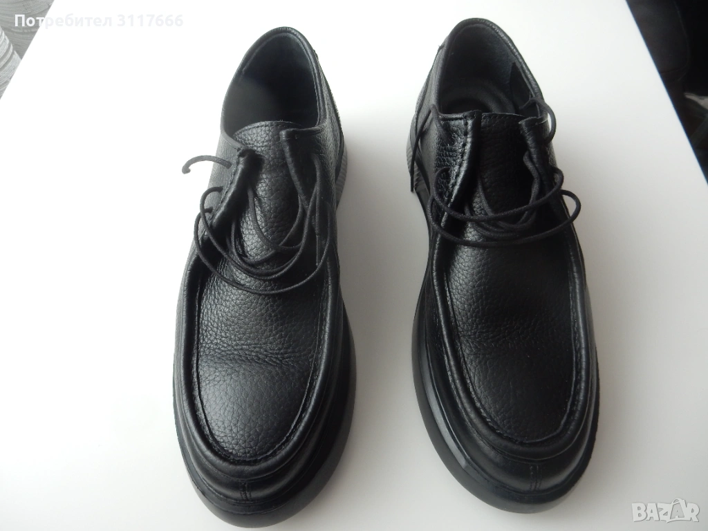 Мъжки черни обуки №42 за 39 Евро, снимка 1