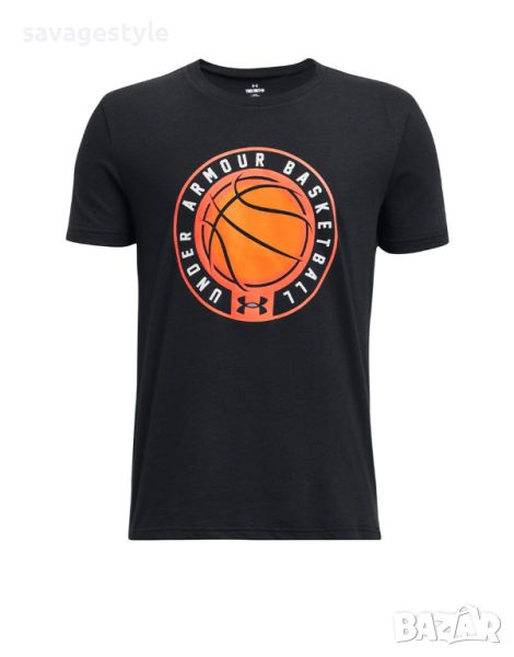 Детска тениска UNDER ARMOUR Basketball Icon Tee Black, снимка 1