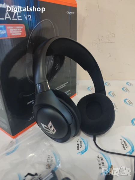 Creative Sound Blaster Blaze V2,гейминг слушалка,шумопотискащ микрофон, снимка 1