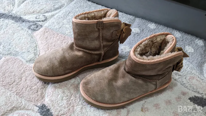 38 Номер Оригинални Дамски Обувки Боти W UGG Mini Bailey Bow II, снимка 1