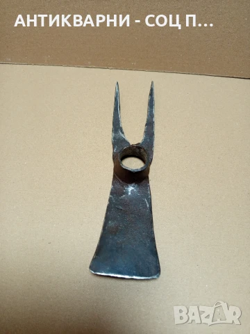 Соц Стара Ръчно Кована Мотичка Каластирка., снимка 5 - Антикварни и старинни предмети - 50660105