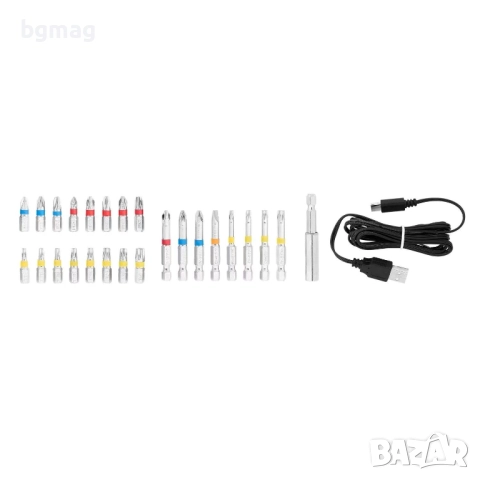 PARKSIDE комплект акумулаторна отвертка PASS 4 A1,4V,с битове, снимка 6 - Отвертки - 51896117