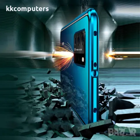 Huawei P40 Pro View Window/ Magnetic Metal Frame Калъф и Протектор, снимка 2 - Калъфи, кейсове - 47176453