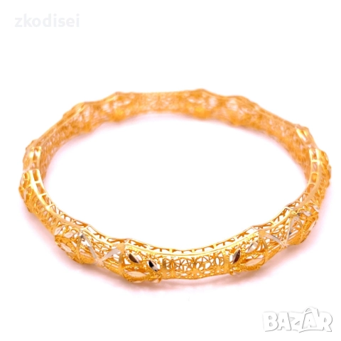 Златна дамска гривна 8,75гр.14кр. проба:585 модел:34363-1, снимка 3 - Гривни - 51753494