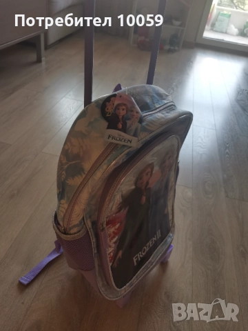 Нова Раница с колелца Елза и Ана , снимка 5 - Раници - 51491748