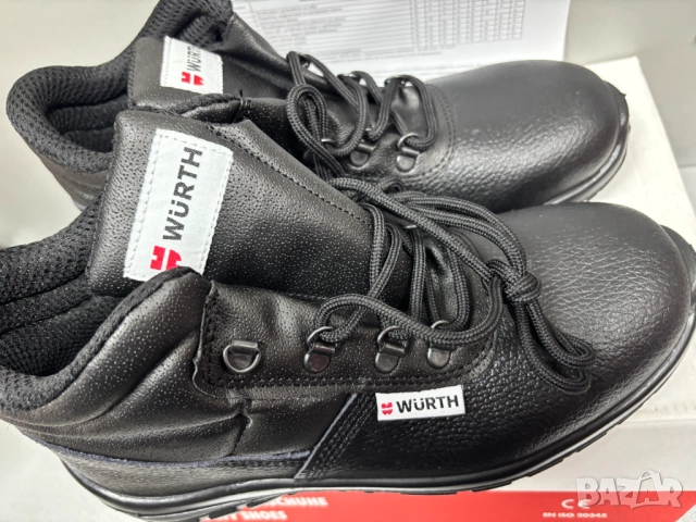 НОВИ! Високи работни обувки WURTH Ninja O1, №42, снимка 5 - Мъжки боти - 52444427