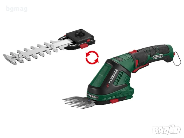 Parkside 4V 2-в-1 акумулаторна ножица за трева и храсти PGSA 4 B3