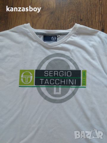 sergio tacchini - страхотна мъжка тениска Л, снимка 1 - Тениски - 46162597