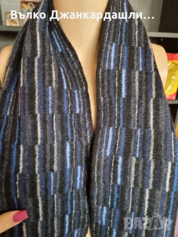Вълнен шал райе, снимка 3 - Шалове - 53724161