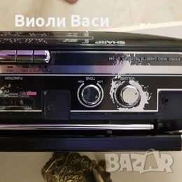 Касетофон Sharp 1985 модел., снимка 3 - Радиокасетофони, транзистори - 53334348