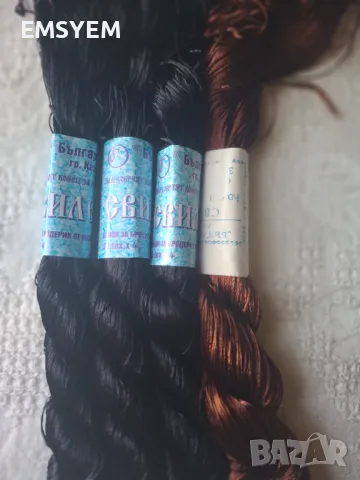 Копринени конци