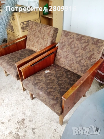 2бр. ретро фотьойли , снимка 2 - Антикварни и старинни предмети - 54266787