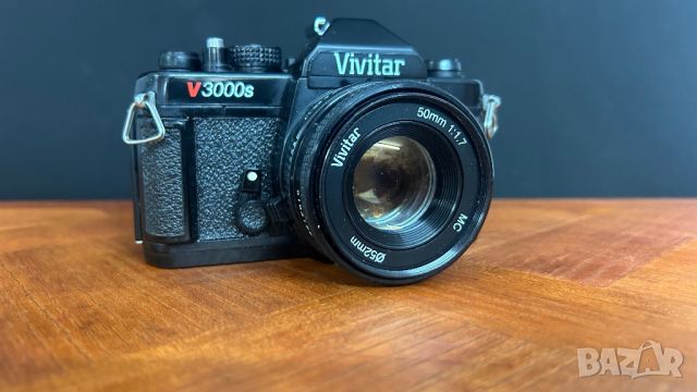 Фотоапарат Vivitar v3000s + обектив Vivitar 50mm 1:1,7