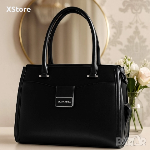 Дамска елегантна чанта, Silviarosa, снимка 7 - Чанти - 52572066