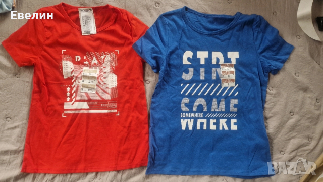 2 тениски за момиче 7-8години