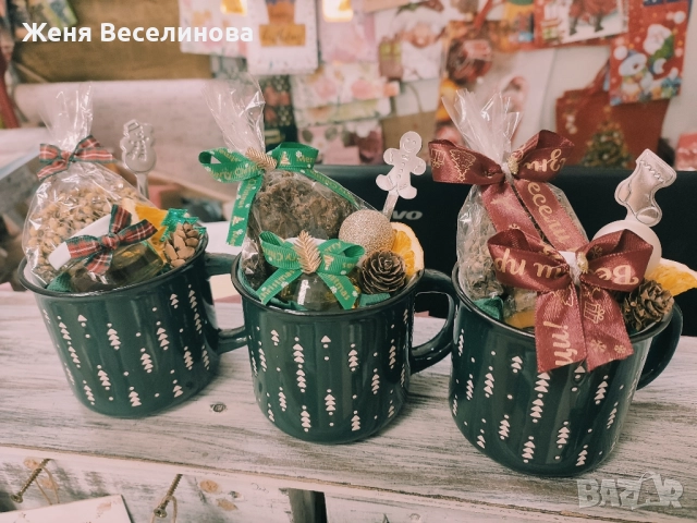 КОЛЕДНИ ЧАШИ , снимка 6 - Коледни подаръци - 52549420