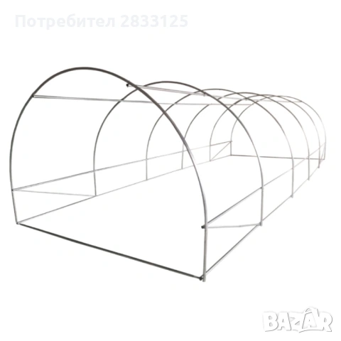 Здрава конструкция за оранжерия - поцинковани тръби и лесен монтаж, снимка 4 - Оранжерии - 53642895