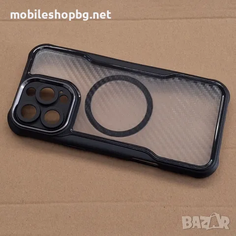 iPhone 16 Pro Max кейс MagSafe удароустойчив Carbon 