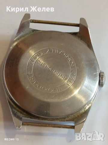 Лот 4 броя стари механизми с циферблат СССР, ГДР, Англия за части КОЛЕКЦИЯ 37414, снимка 7 - Антикварни и старинни предмети - 54143601